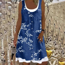 Afbeelding in Gallery-weergave laden, Casual tanktop-jurk met ronde hals
