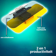 Afbeelding in Gallery-weergave laden, Dag en nacht ontspiegeld vizier voor autoruit
