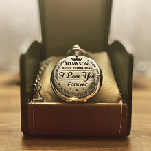 Afbeelding in Gallery-weergave laden, To My Son Quartz Pocket Chain Watch
