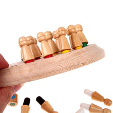 Afbeelding in Gallery-weergave laden, Houten Memory Match Stick Schaken
