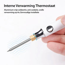 Afbeelding in Gallery-weergave laden, USB Portable Electric Soldering Iron Set
