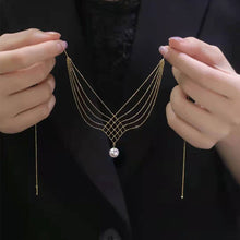 Afbeelding in Gallery-weergave laden, Parel hanger kruis ketting

