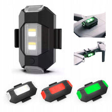 Afbeelding in Gallery-weergave laden, 4 kleuren LED-stroboscooplampen voor vliegtuigen en opladen via USB
