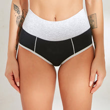 Afbeelding in Gallery-weergave laden, Nieuwe grote maten katoenen slip met hoge taille
