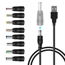 Afbeelding in Gallery-weergave laden, 8-in-1 universele gelijkstroom adapter
