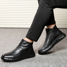 Afbeelding in Gallery-weergave laden, High-top leren Martin-laarzen in Britse stijl voor heren
