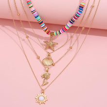 Afbeelding in Gallery-weergave laden, Meerlagige Y-vormige hanger ketting
