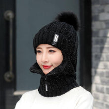 Afbeelding in Gallery-weergave laden, Winter Siamese Windvaste Muts
