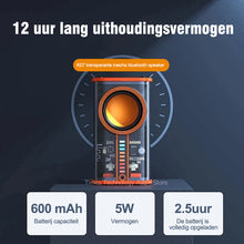 Afbeelding in Gallery-weergave laden, Transparante Mecha draadloze Bluetooth-luidspreker
