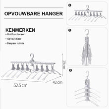 Afbeelding in Gallery-weergave laden, Multifunctionele Opvouwbare Hanger voor Ruimtebesparing
