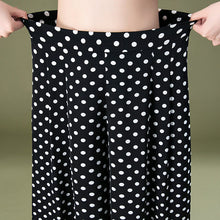 Afbeelding in Gallery-weergave laden, Zwarte culotte van chiffon met stippen
