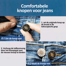 Afbeelding in Gallery-weergave laden, Jeans intrekbare knoop
