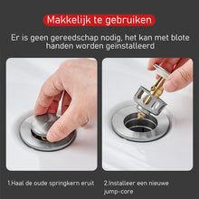 Afbeelding in Gallery-weergave laden, Universeel Roestvrijstalen Pop-up Afvoerfilter
