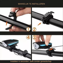 Afbeelding in Gallery-weergave laden, Fiets USB-oplaadhoorn voorlicht

