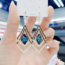 Afbeelding in Gallery-weergave laden, Square Rhombus Hoop Earrings for Women
