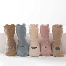 Afbeelding in Gallery-weergave laden, Warme sokken voor schattige baby's met antislipkussen

