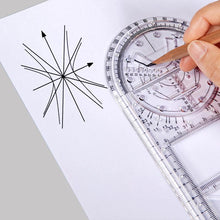 Afbeelding in Gallery-weergave laden, Multifunctionele geometrische liniaal
