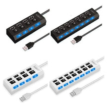 Afbeelding in Gallery-weergave laden, USB-hub met meerdere poorten en hoge snelheid
