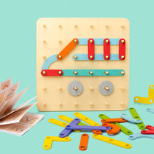 Afbeelding in Gallery-weergave laden, Montessori Pegboard-puzzel
