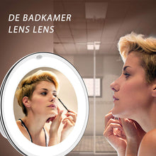 Afbeelding in Gallery-weergave laden, Vergrotende make-upspiegel met LED-licht
