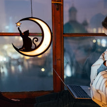Afbeelding in Gallery-weergave laden, Maan Zwarte Kat Decoraties
