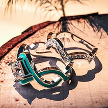 Afbeelding in Gallery-weergave laden, Turquoise Ocean Wave Ring
