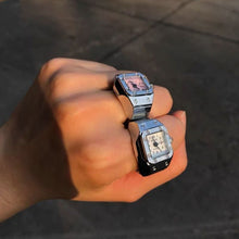 Afbeelding in Gallery-weergave laden, Ring met echt horloge voor koppels
