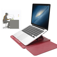 Afbeelding in Gallery-weergave laden, Tas voor laptophoes met standaard
