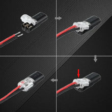 Afbeelding in Gallery-weergave laden, Dubbeldraads insteek connector met vergrendelingsgesp
