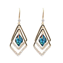 Afbeelding in Gallery-weergave laden, Square Rhombus Hoop Earrings for Women
