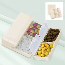 Afbeelding in Gallery-weergave laden, Draagbare magnetische pillendoos met 7 compartimenten
