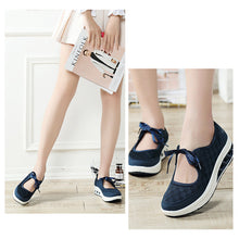 Afbeelding in Gallery-weergave laden, Dames lente schoenen slip op platform
