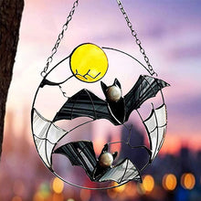 Afbeelding in Gallery-weergave laden, Halloween Vleermuizen | Druppelolie Zonnebloem | Decoratief Hangend Ornament
