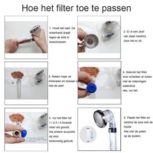 Afbeelding in Gallery-weergave laden, Hogedruk Ionische Filtratie Douchekop
