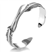 Afbeelding in Gallery-weergave laden, Zilveren veerarmband
