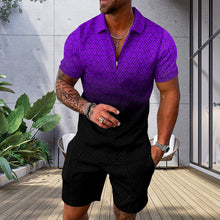 Afbeelding in Gallery-weergave laden, Casual herenpolo met print
