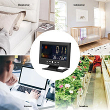 Afbeelding in Gallery-weergave laden, Digitale LED-temperatuur-vochtigheidsmonitor Wekker
