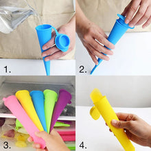 Afbeelding in Gallery-weergave laden, Silicone Ice Pop Mold Set
