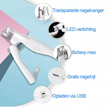 Afbeelding in Gallery-weergave laden, Professionele LED-licht nagelknipper voor huisdieren
