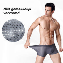 Afbeelding in Gallery-weergave laden, Ademende Ice Silk Boxer voor heren
