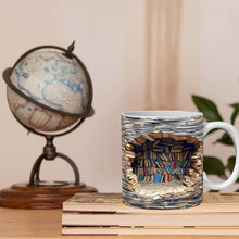 Afbeelding in Gallery-weergave laden, 3D boekenplank mok
