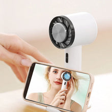 Afbeelding in Gallery-weergave laden, Smart Cold Compress Hand Held Fan Oplaadbare Mini Portable Personal Fan
