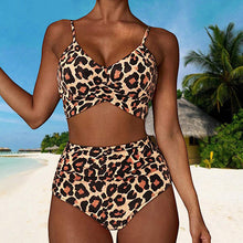 Afbeelding in Gallery-weergave laden, Bikini met kruislingse print
