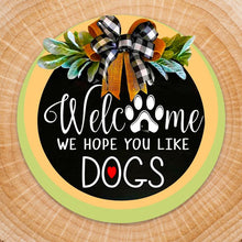 Afbeelding in Gallery-weergave laden, Welkomstlijst van houten lijst🐶🐾
