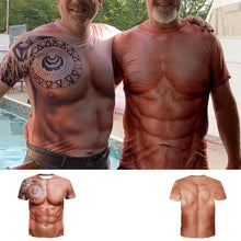 Afbeelding in Gallery-weergave laden, T-shirt met spiertattoo

