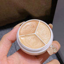 Afbeelding in Gallery-weergave laden, Tri-Color Concealer Palette Covers Acne Marks Donkere kringen
