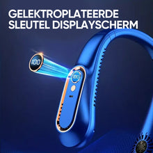 Afbeelding in Gallery-weergave laden, Nekventilator Oplaadbare USB-koelventilator 5 snelheden instelbaar
