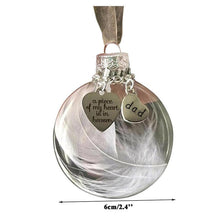 Afbeelding in Gallery-weergave laden, Kerst veer bal ornamenten
