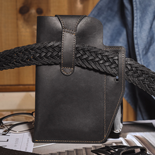 Afbeelding in Gallery-weergave laden, Herentas met retro riem en taille

