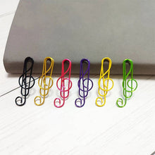 Afbeelding in Gallery-weergave laden, Treble marker meerkleurige metalen paperclips
